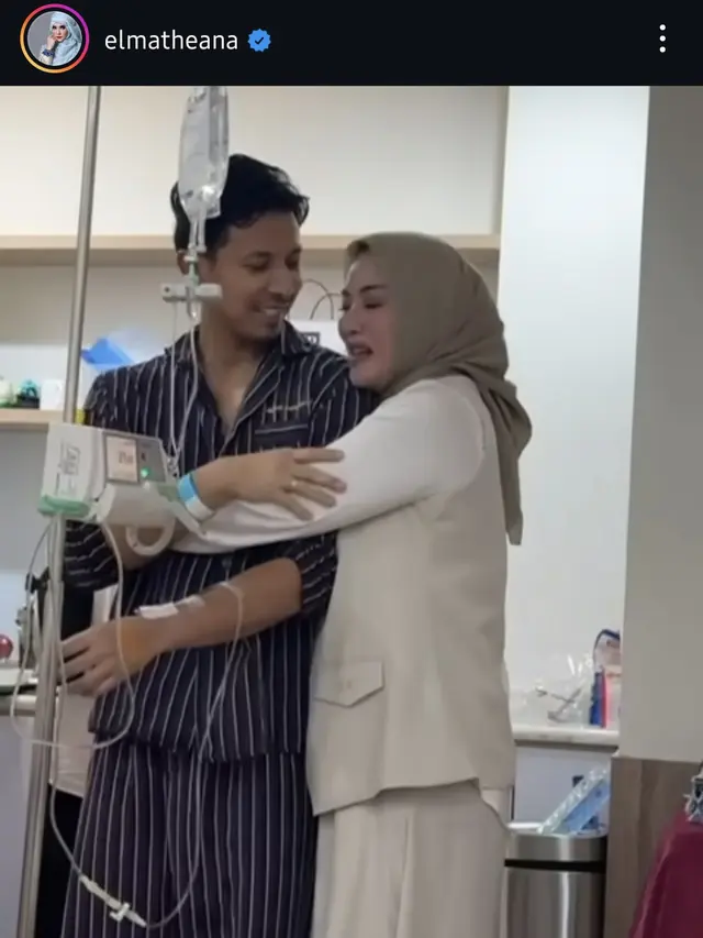 Elma Theana Nangis, Tak Tega Lihat Sonny Septian Alami Penyempitan Pembuluh Darah